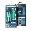 5D Full Glue edzett üvegfólia iPhone 15 készülékhez applikátorral fekete