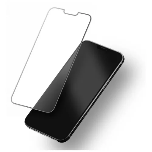 Forcell Ultra Clear Glass edzett üvegfólia iPhone 12 / 12 Pro készülékhez fekete