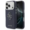 GUESS tok iPhone 17 Pro készülékhez GUHCP17L5PS4RGGB (PU FW Resin Logo) kék