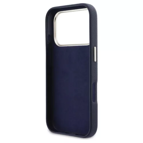 GUESS tok iPhone 17 Pro készülékhez GUHCP17L5PS4RGGB (PU FW Resin Logo) kék