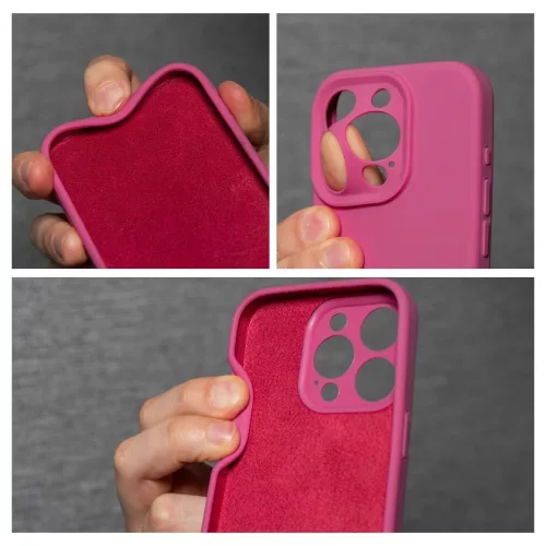 Tok iPhone 17 készülékhez AIR Silicone 2mm rózsaszín
