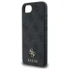 GUESS MagSafe-kompatibilis tok iPhone 16e/17e (SE 4 2025) készülékhez GUHMPSE4P4SM4MK (PU 4G Small 4G and Classic) fekete