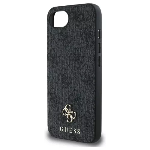 GUESS MagSafe-kompatibilis tok iPhone 16e/17e (SE 4 2025) készülékhez GUHMPSE4P4SM4MK (PU 4G Small 4G and Classic) fekete