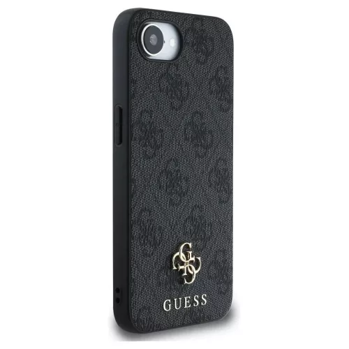 GUESS MagSafe-kompatibilis tok iPhone 16e/17e (SE 4 2025) készülékhez GUHMPSE4P4SM4MK (PU 4G Small 4G and Classic) fekete