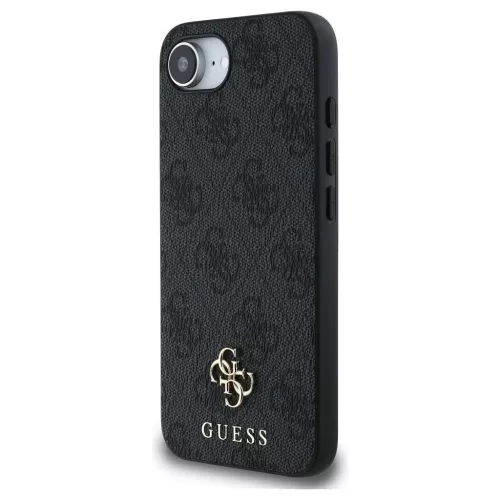 GUESS MagSafe-kompatibilis tok iPhone 16e/17e (SE 4 2025) készülékhez GUHMPSE4P4SM4MK (PU 4G Small 4G and Classic) fekete