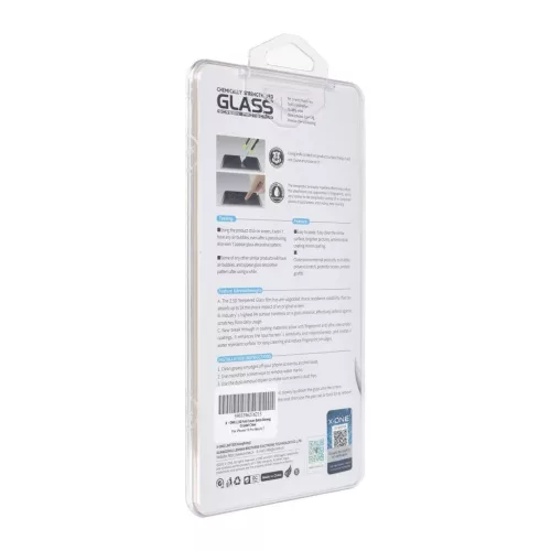 X-ONE Full Cover Extra Strong Crystal Clear edzett üvegfólia iPhone 15 Pro Max készülékhez, 9H
