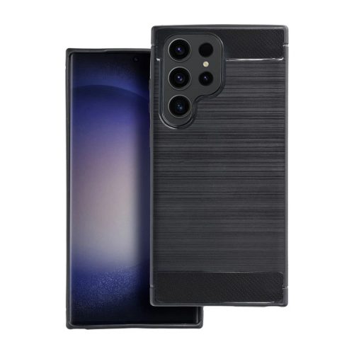 Samsung Galaxy S22 Ultra készülékhez szénfekete tok