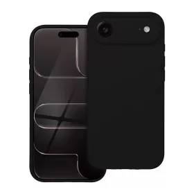 AIR Silicone tok iPhone 17 készülékhez, 2 mm, fekete