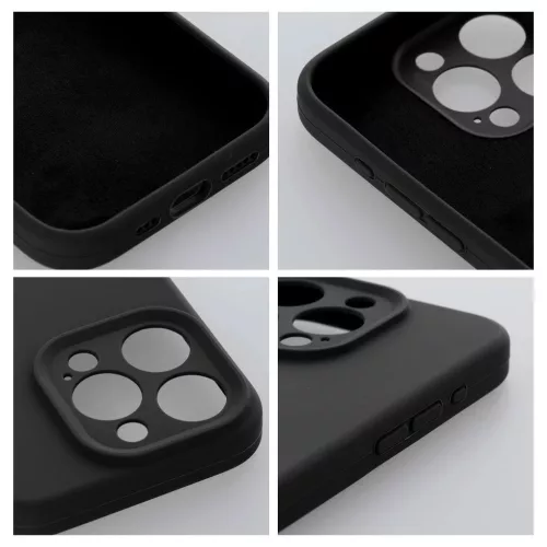 AIR Silicone tok iPhone 17 készülékhez, 2 mm, fekete