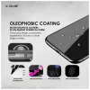 X-ONE Full Cover Extra Strong Matte 9H edzett üveg kijelzővédő iPhone 15 Pro készülékhez