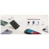 Veger C11 (W1170) külső akkumulátor 10000 mAh PD QC3.0 22,5 W 2 A beépített USB-C és Lightning kábelekkel fekete