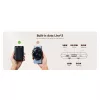 Veger C11 (W1170) külső akkumulátor 10000 mAh PD QC3.0 22,5 W 2 A beépített USB-C és Lightning kábelekkel fekete
