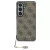GUESS PU 4G Classic Logo with Charm tok Samsung S26 készülékhez GUHMS26SGF4GBR barna