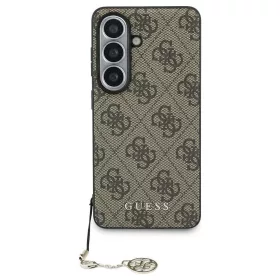   GUESS PU 4G Classic Logo with Charm tok Samsung S26 készülékhez GUHMS26SGF4GBR barna