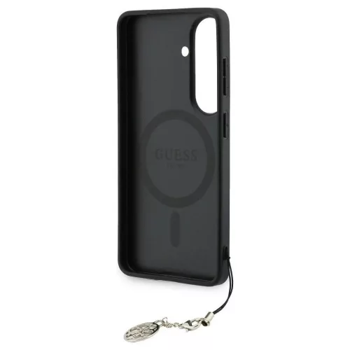 GUESS PU 4G Classic Logo with Charm tok Samsung S26 készülékhez GUHMS26SGF4GBR barna