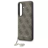 GUESS PU 4G Classic Logo with Charm tok Samsung S26 készülékhez GUHMS26SGF4GBR barna