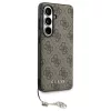 GUESS PU 4G Classic Logo with Charm tok Samsung S26 készülékhez GUHMS26SGF4GBR barna