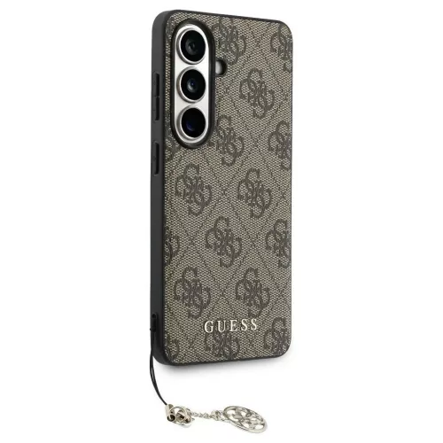 GUESS PU 4G Classic Logo with Charm tok Samsung S26 készülékhez GUHMS26SGF4GBR barna