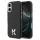 KARL LAGERFELD tok iPhone 17 készülékhez MagSafe-kompatibilis KLHMP17S5PGFKHGK (PU FW w/ KHead Logo) fekete