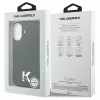 KARL LAGERFELD tok iPhone 17 készülékhez MagSafe-kompatibilis KLHMP17S5PGFKHGK (PU FW w/ KHead Logo) fekete