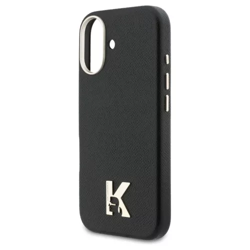 KARL LAGERFELD tok iPhone 17 készülékhez MagSafe-kompatibilis KLHMP17S5PGFKHGK (PU FW w/ KHead Logo) fekete