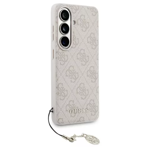 GUESS tok Samsung S26 készülékhez PU 4G Classic Logo with Charm, rózsaszín