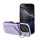Wonder tok pénztárcával iPhone 12/12 Pro készülékhez lila