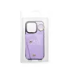 Wonder tok pénztárcával iPhone 12/12 Pro készülékhez lila