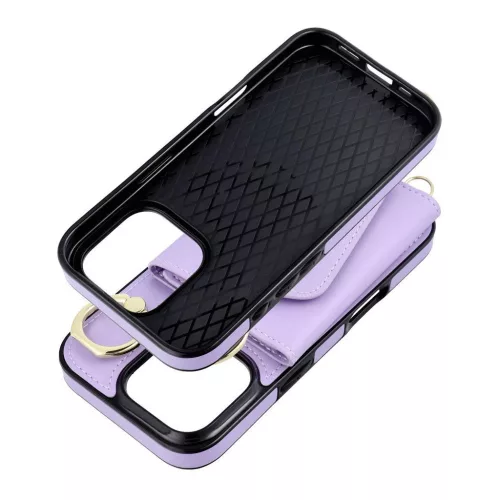 Wonder tok pénztárcával iPhone 12/12 Pro készülékhez lila