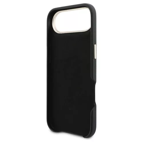 GUESS tok iPhone 17 Air készülékhez GUHCP17M5PS4RGGK (PU FW Resin Logo) fekete