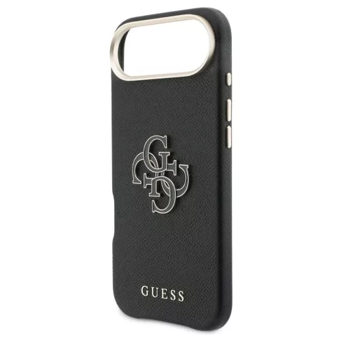 GUESS tok iPhone 17 Air készülékhez GUHCP17M5PS4RGGK (PU FW Resin Logo) fekete