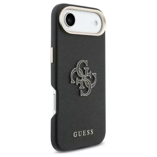 GUESS tok iPhone 17 Air készülékhez GUHCP17M5PS4RGGK (PU FW Resin Logo) fekete