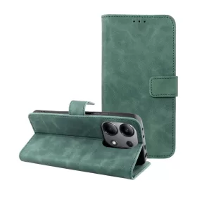   TENDER könyvtok XIAOMI Redmi Note 13 4G készülékhez zöld