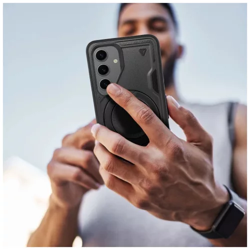 Xiaomi Redmi 13 4G készülékhez Frost Armor tok, fekete