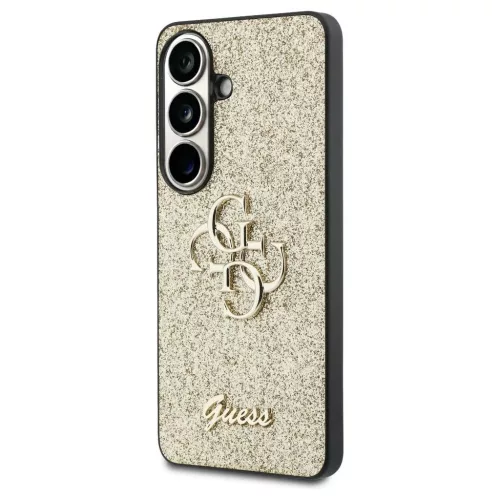 SAMSUNG S26 készülékhez GUHCS26SHG4SGD tok Fixed Glitter 4G Big Metal Logo arany