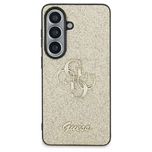 SAMSUNG S26 készülékhez GUHCS26SHG4SGD tok Fixed Glitter 4G Big Metal Logo arany