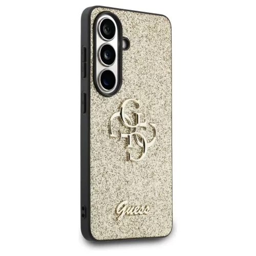 SAMSUNG S26 készülékhez GUHCS26SHG4SGD tok Fixed Glitter 4G Big Metal Logo arany