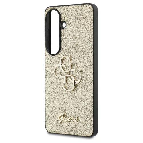 SAMSUNG S26 készülékhez GUHCS26SHG4SGD tok Fixed Glitter 4G Big Metal Logo arany