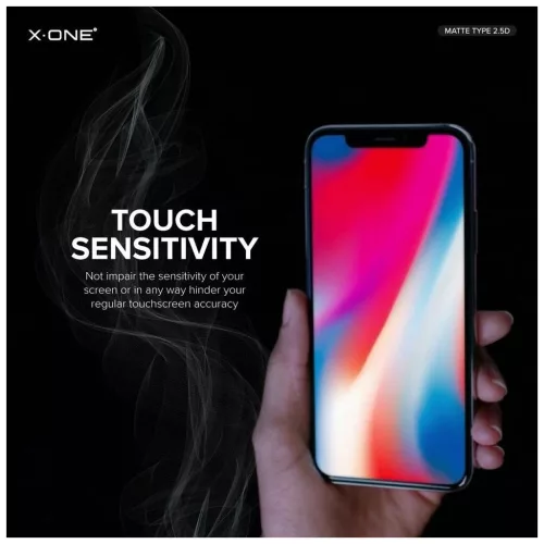 X-ONE Full Cover Extra Strong Crystal Clear edzett üveg kijelzővédő iPhone 16 Pro/17/17 Pro készülékhez 9H