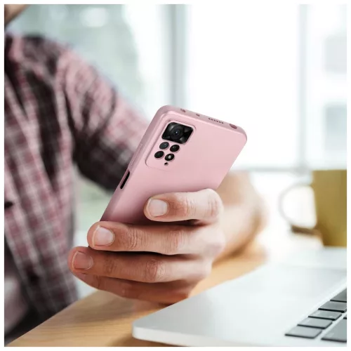 Xiaomi Redmi NOTE 14 PRO 4G készülékhez tok metál rózsaszín