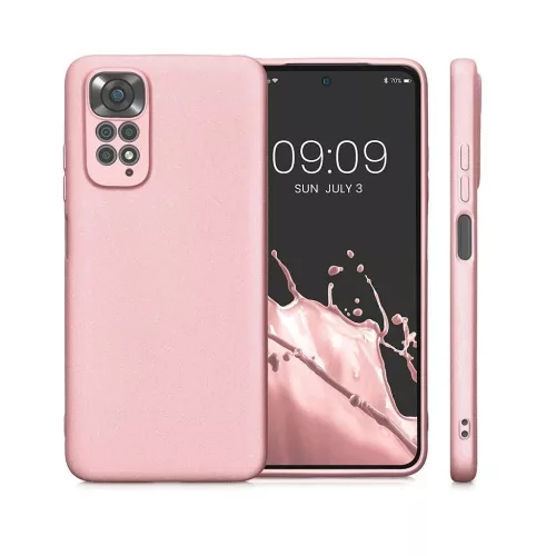 Xiaomi Redmi NOTE 14 PRO 4G készülékhez tok metál rózsaszín