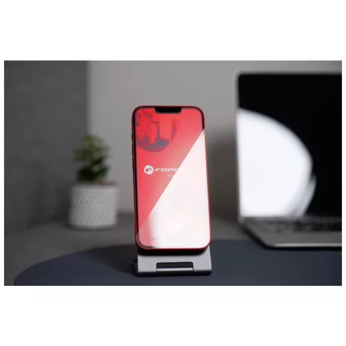 Forcell Matt Glass edzett üveg kijelzővédő iPhone 12/12 Pro készülékhez fekete