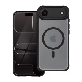   Tok iPhone 17 AIR készülékhez Full Matte Mag Cover MagSafe-kompatibilis fekete