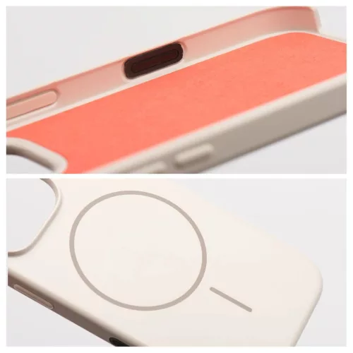 AIR Glossy Mag tok iPhone 17 készülékhez, MagSafe-kompatibilis, fehér