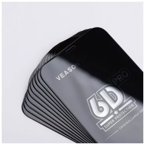 6D Pro Veason Glass (SET 10in1) iPhone 17 készülékhez üvegfólia fekete