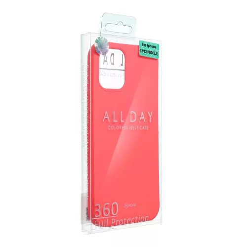 ROAR case ALL DAY COLORFUL JELLY tok iPhone 16 készülékhez barackrózsaszín