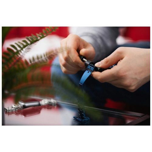 Forcell F-Design FS06 20 mm-es acél csatos szíj Samsung Galaxy Watch készülékhez, ezüst