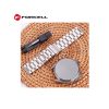 Forcell F-Design FS06 20 mm-es acél csatos szíj Samsung Galaxy Watch készülékhez, ezüst
