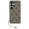 GUESS tok Samsung S26 Ultra készülékhez GUHMS26LGF4GBR (PU 4G Classic Logo with Charm) barna