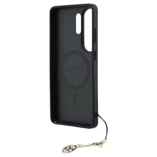 GUESS tok Samsung S26 Ultra készülékhez GUHMS26LGF4GBR (PU 4G Classic Logo with Charm) barna